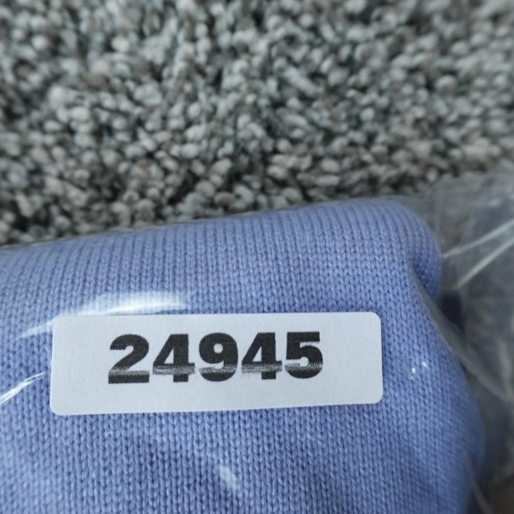 Paul Fredrick Sweater Vest Mens 2XLT Blue Silk Cashmere V Neck Knit Grandpa Cozy